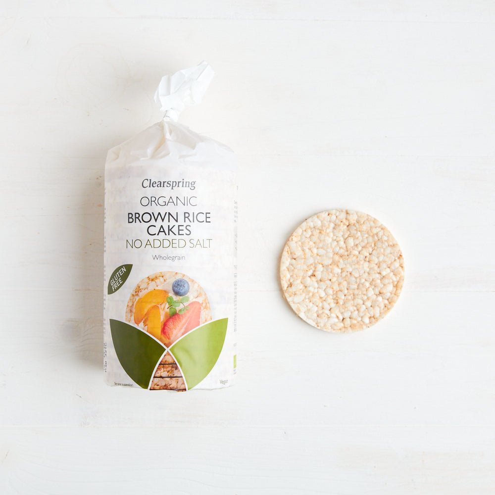 Clearspring Organic Brown Rice Cakes - No Added Salt