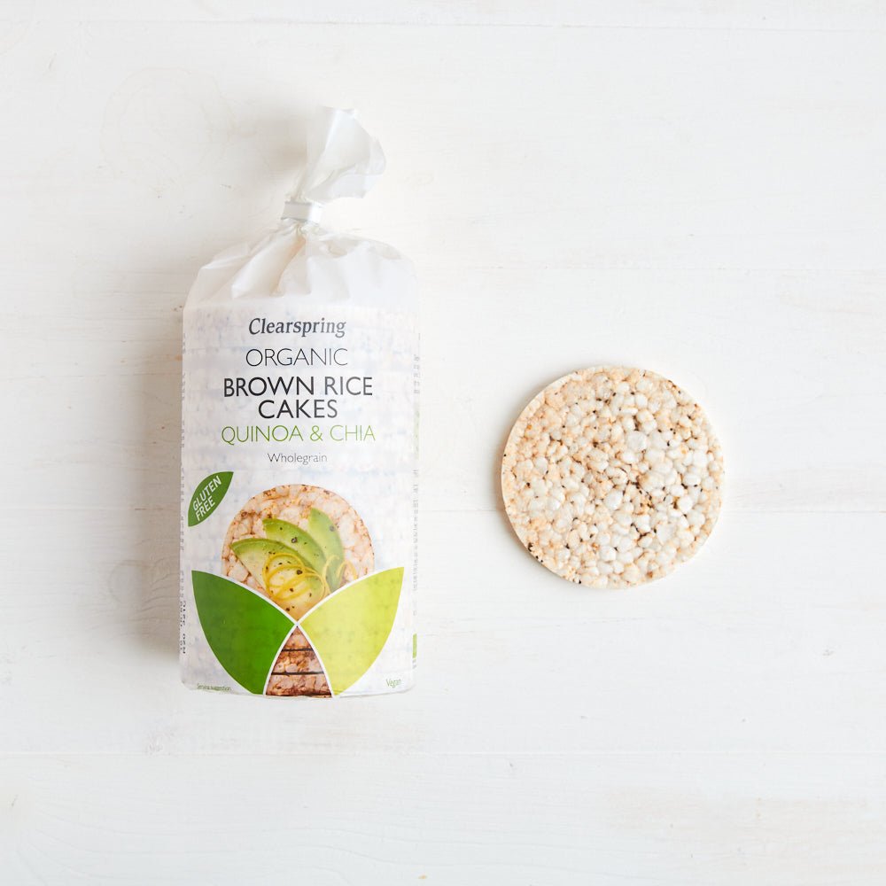 Clearspring Organic Brown Rice Cakes - Quinoa &amp; Chia