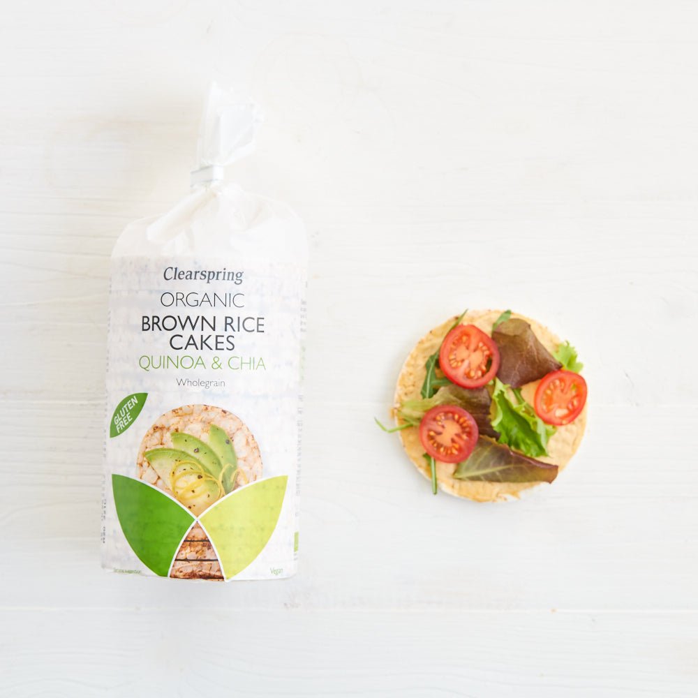 Clearspring Organic Brown Rice Cakes - Quinoa &amp; Chia