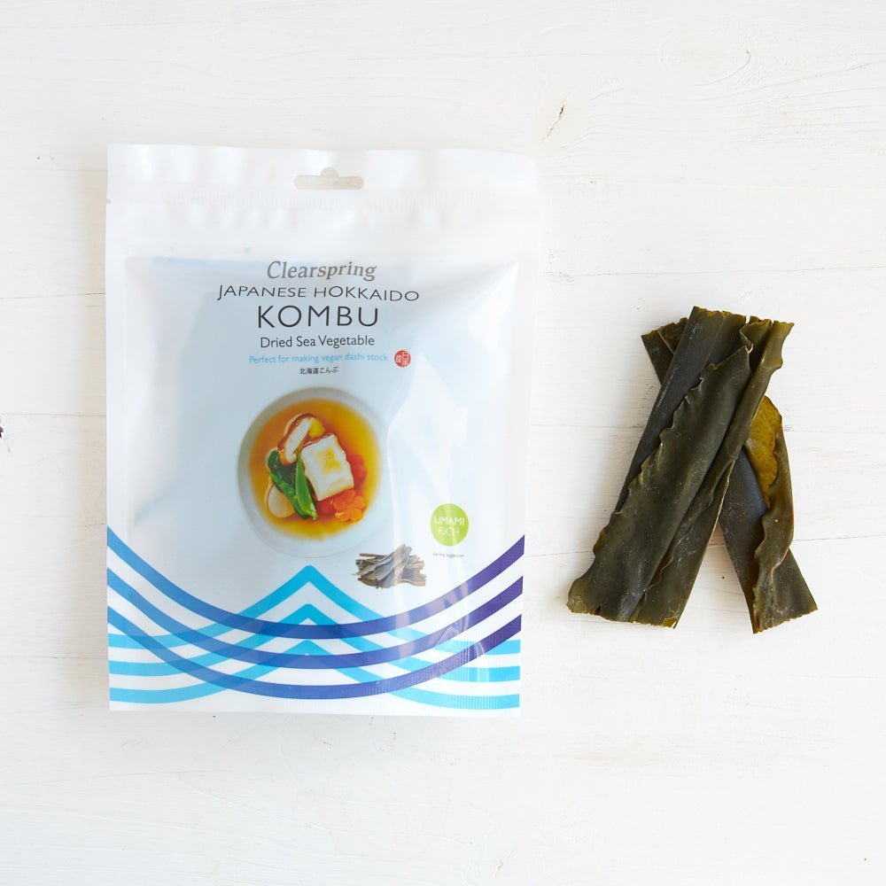 Clearspring Japanese Hokkaido Kombu - Dried Sea Vegetable (5 Pack)