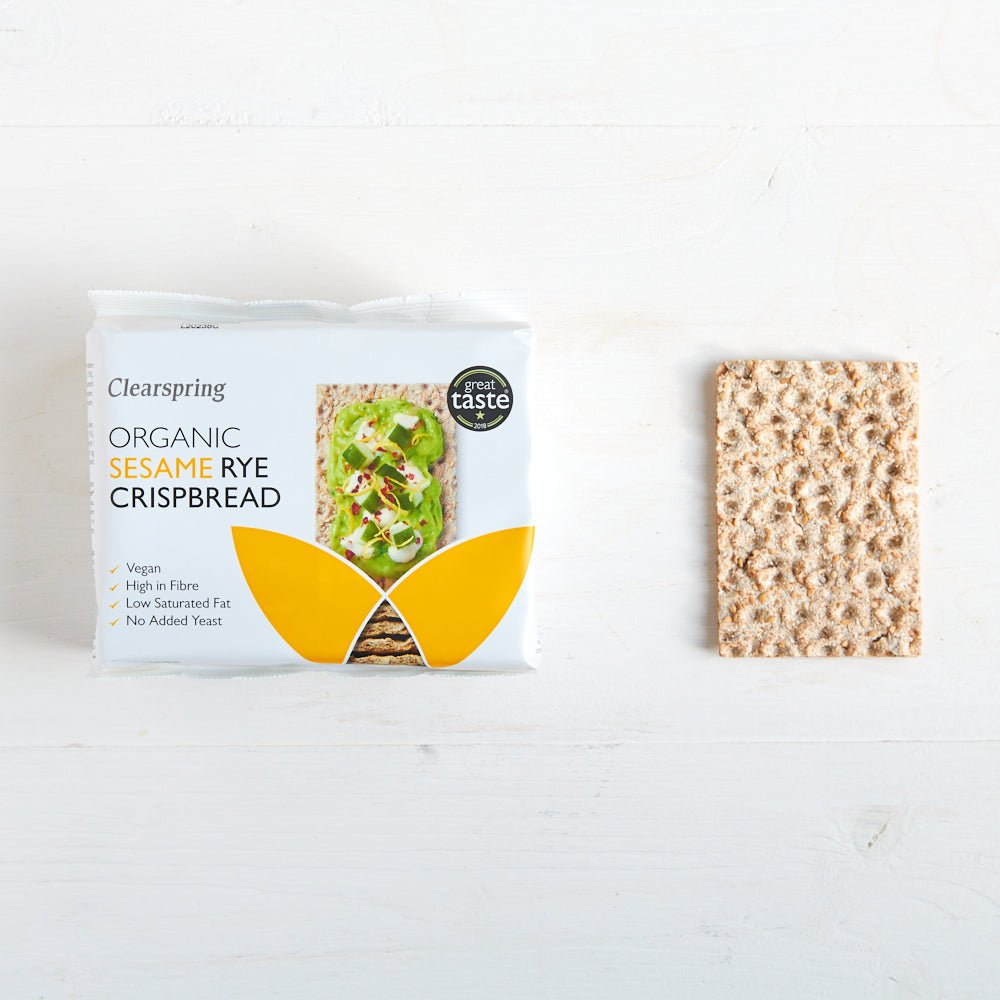 Clearspring Organic Rye Crispbread - Sesame