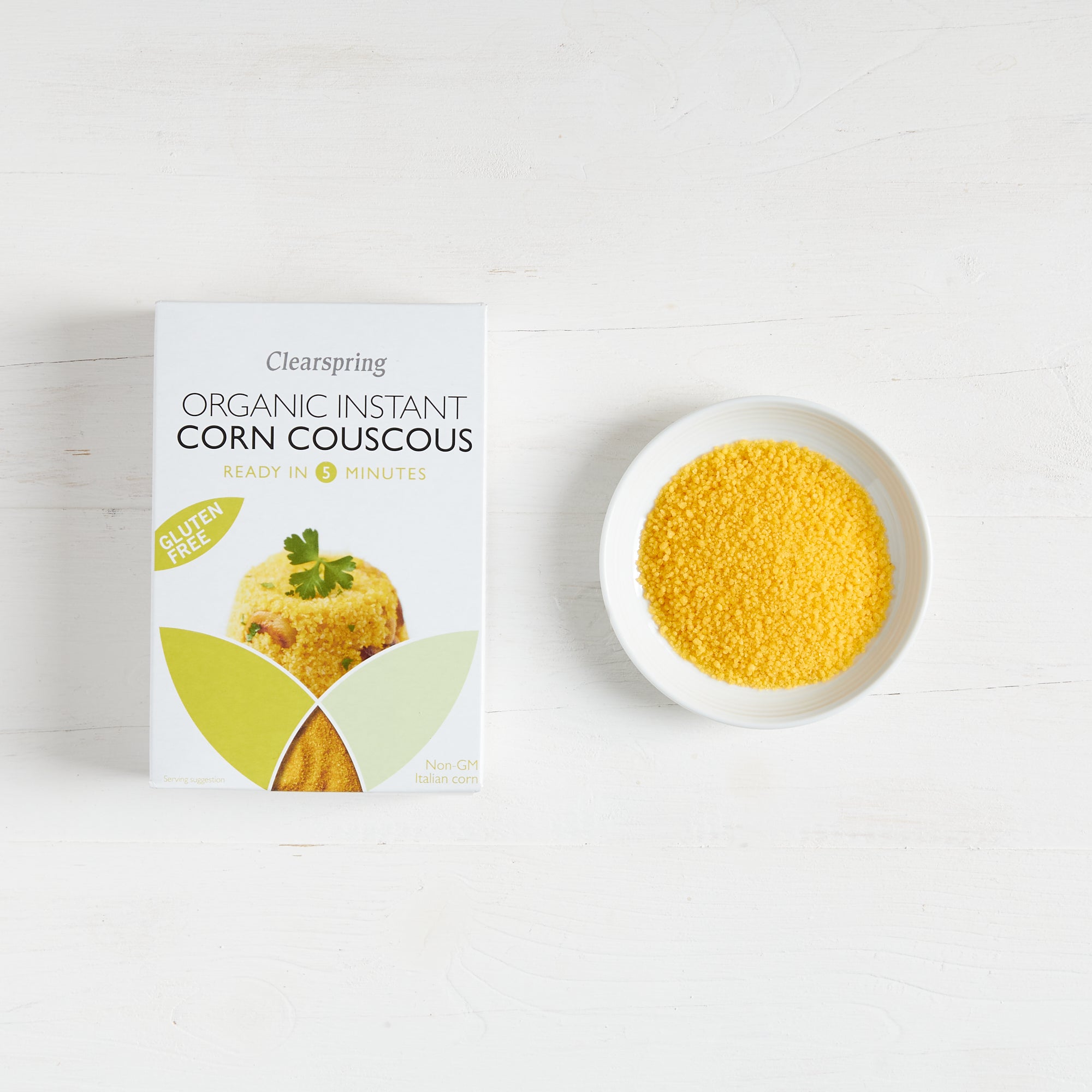 Clearspring Organic Gluten Free Instant Corn Couscous