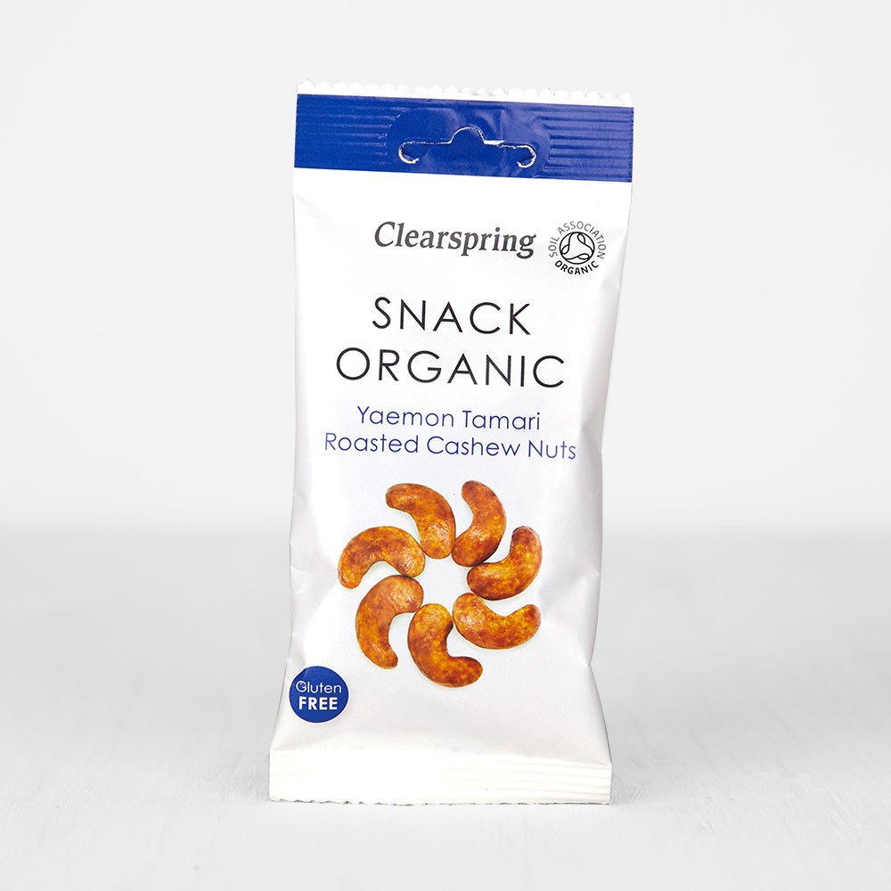 Clearspring Snack Organic - Yaemon Tamari Roasted Cashew Nuts