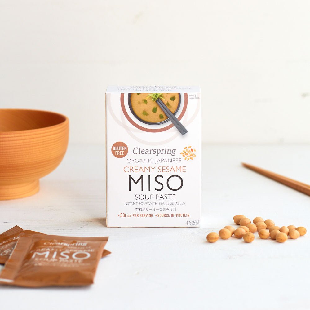 Clearspring Organic Instant Miso Soup Paste - Creamy Sesame