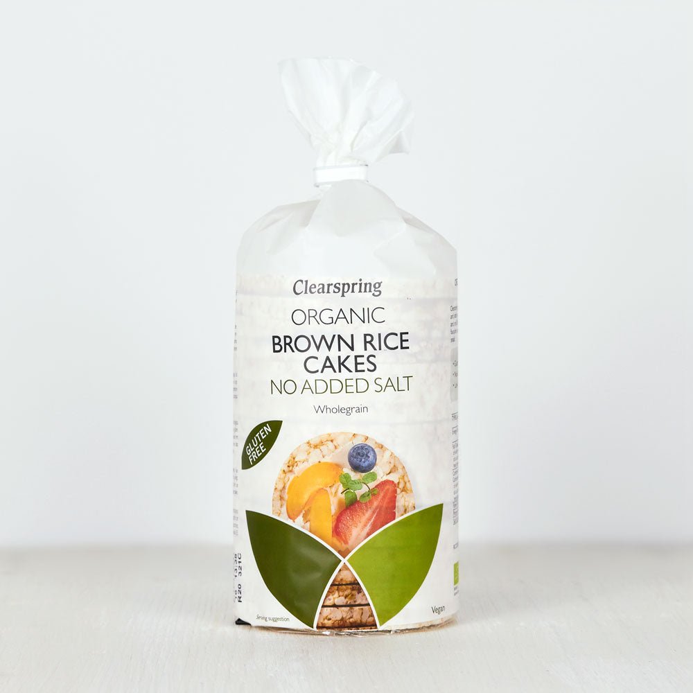 Clearspring Organic Brown Rice Cakes - No Added Salt