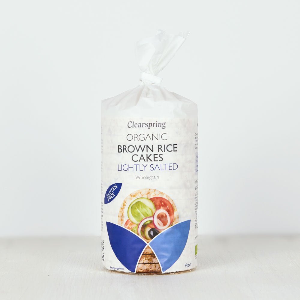 Clearspring Organic Brown Rice Cakes - Lightly Salted (6 Pack)