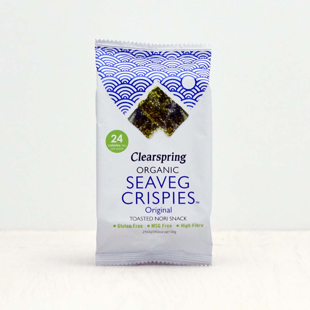 Clearspring Organic Seaveg Crispies - Original (Crispy Seaweed Thins)