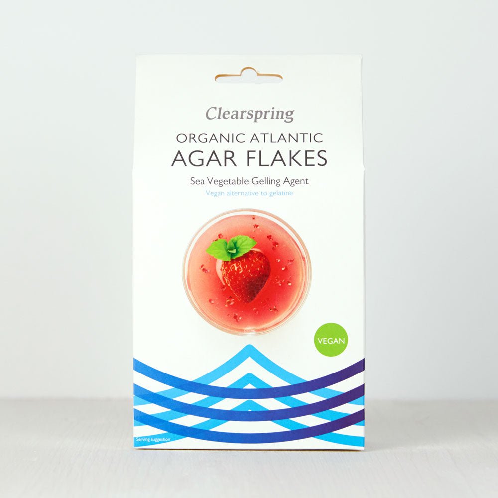 Clearspring Organic Atlantic Agar Flakes - Sea Vegetable Gelling Agent