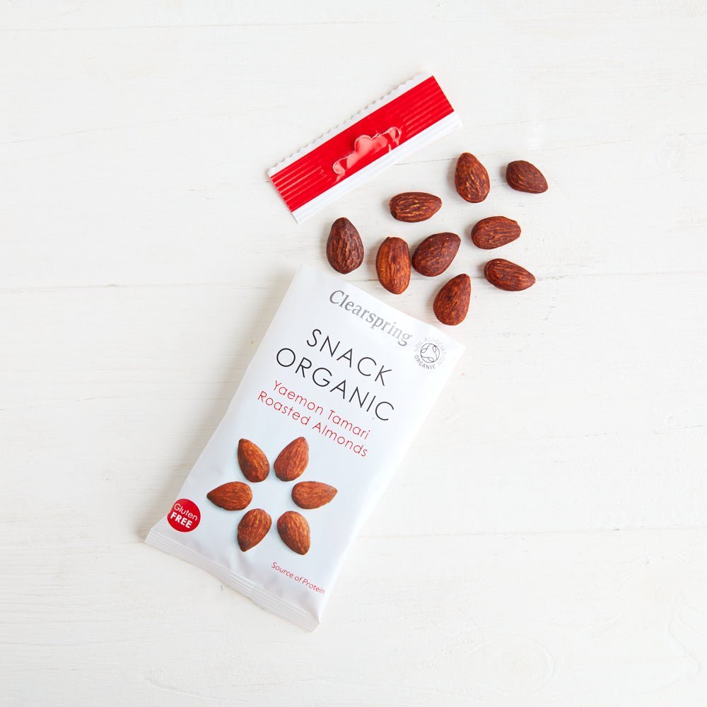 Clearspring Snack Organic - Yaemon Tamari Roasted Almonds (15 Pack)