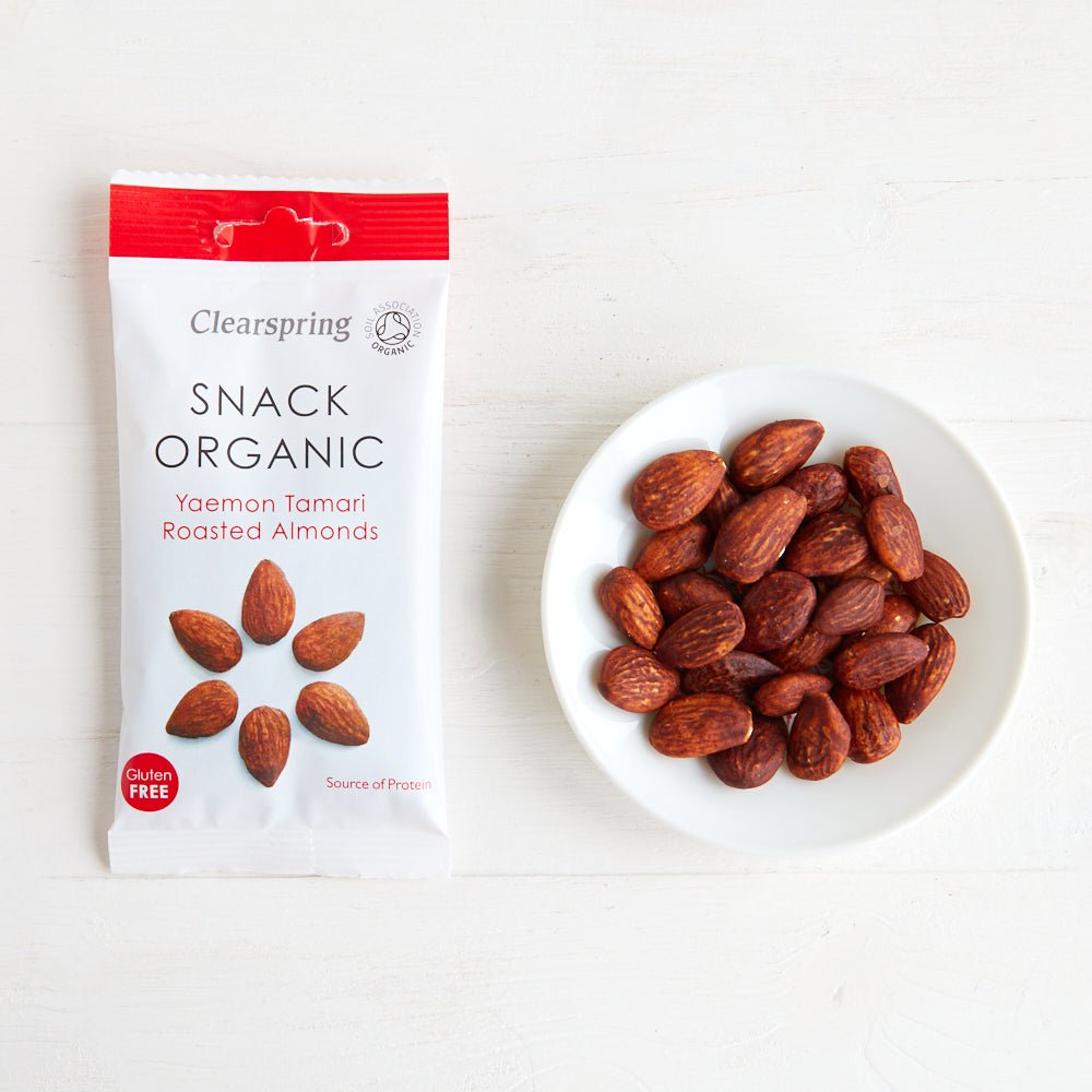 Clearspring Snack Organic - Yaemon Tamari Roasted Almonds