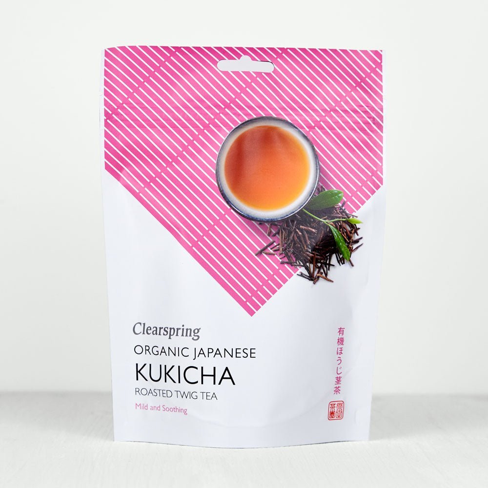 Clearspring Organic Japanese Kukicha - Loose Leaf Tea (6 Pack)