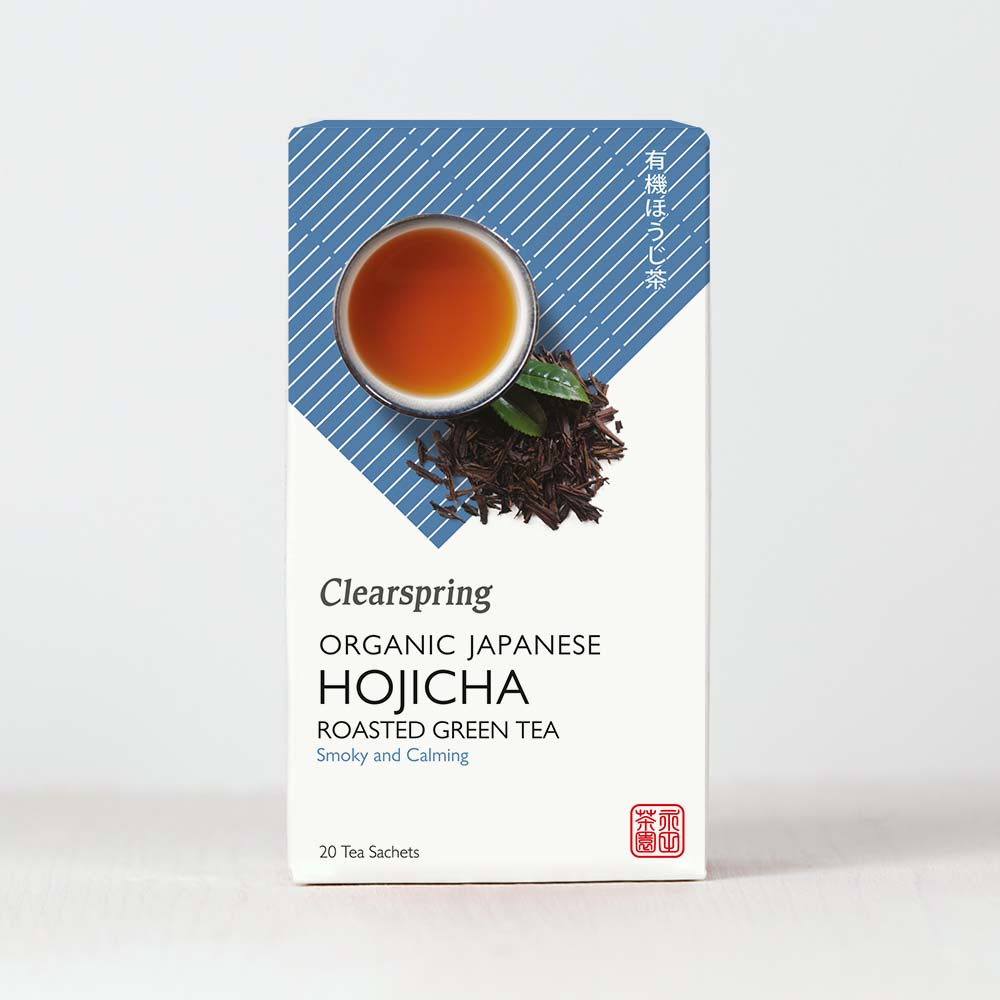 Clearspring Organic Japanese Hojicha - 20 Tea Sachets (4 Pack)