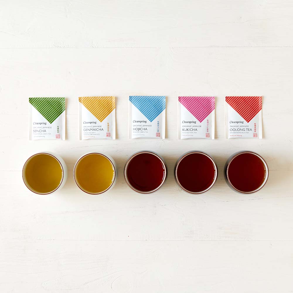 Clearspring Organic Japanese Tea Selection - 5 Sachets
