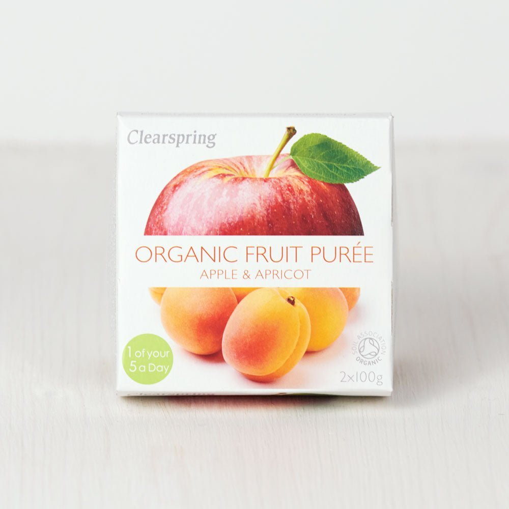 Clearspring Organic Fruit Purée - Apple &amp; Apricot (12 Pack)