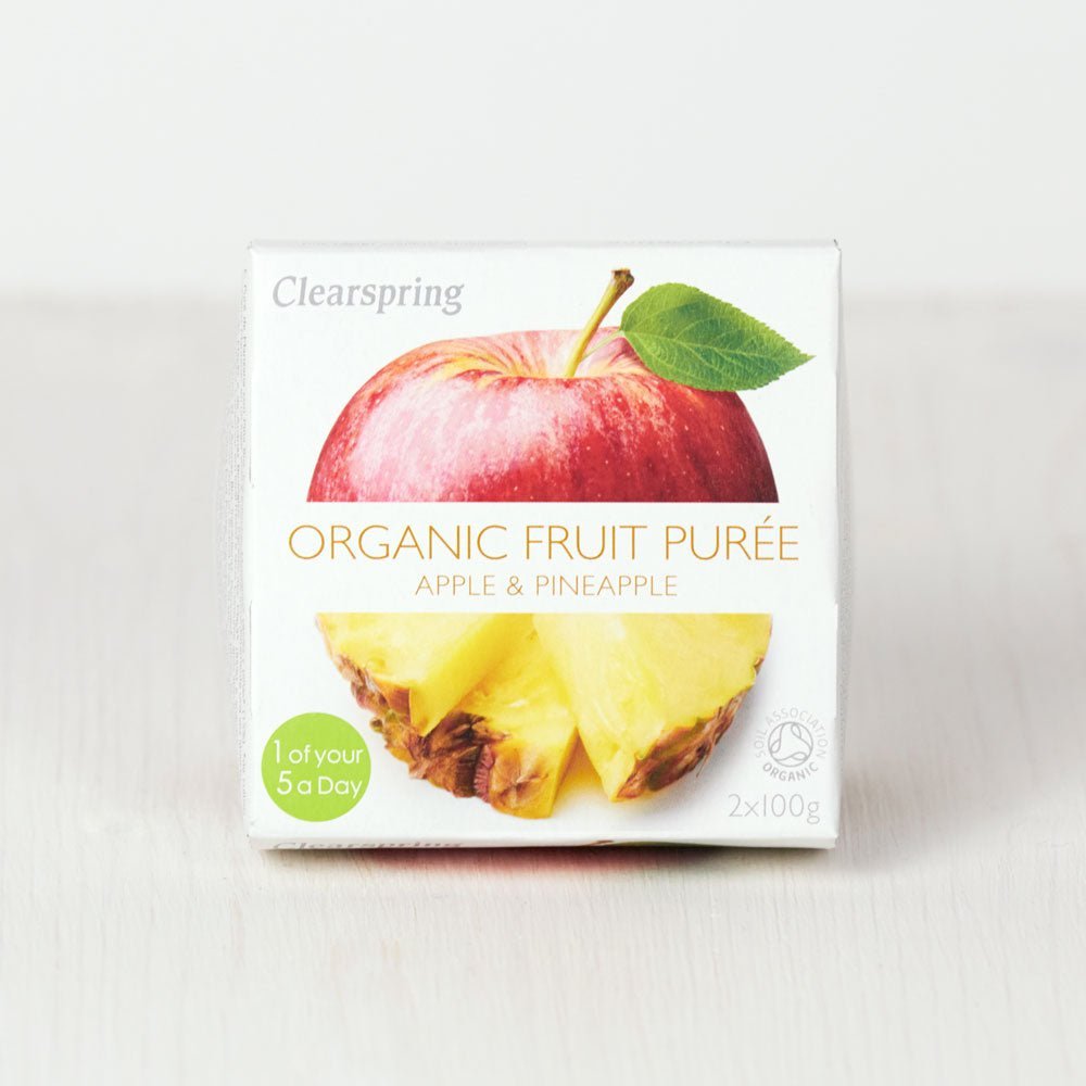 Clearspring Organic Fruit Purée - Apple &amp; Pineapple (12 Pack)