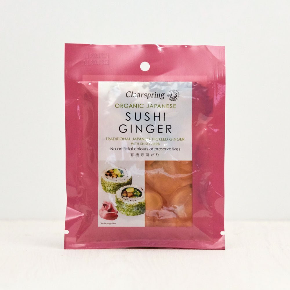 Clearspring Organic Japanese Sushi Ginger (10 Pack)