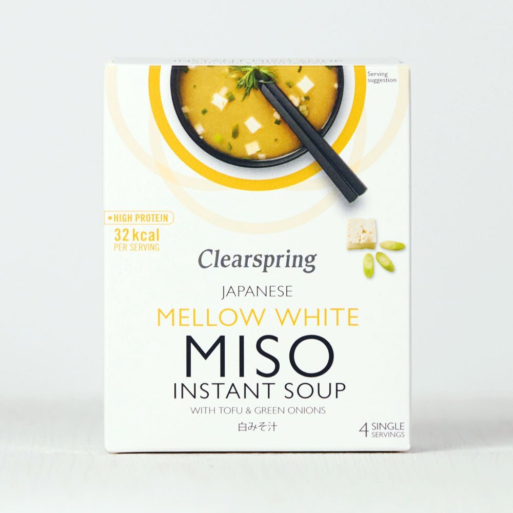 Clearspring Instant Miso Soup - Mellow White with Tofu (8 Pack)