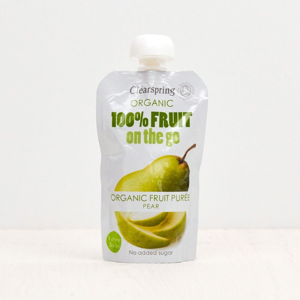 Clearspring Organic 100% Fruit on the Go - Pear Purée (8 Pack)