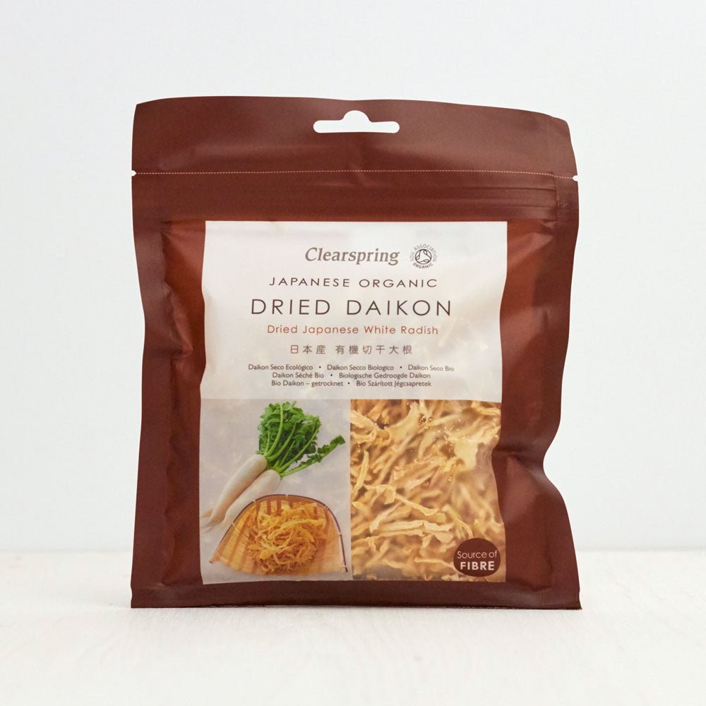 Clearspring Organic Dried Daikon - Dried Japanese White Radish (6 Pack)