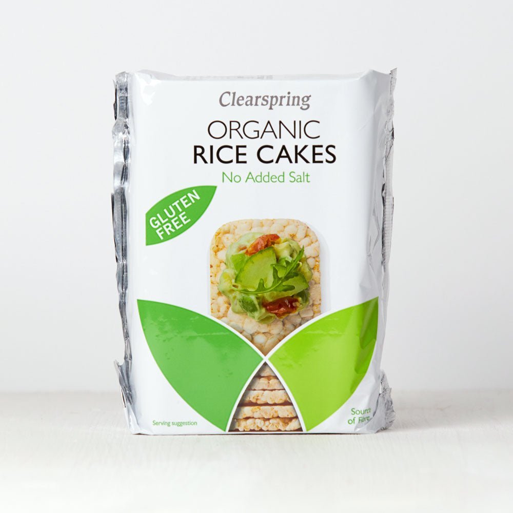 Clearspring Organic Rice Cakes - No Added Salt (12 Pack)