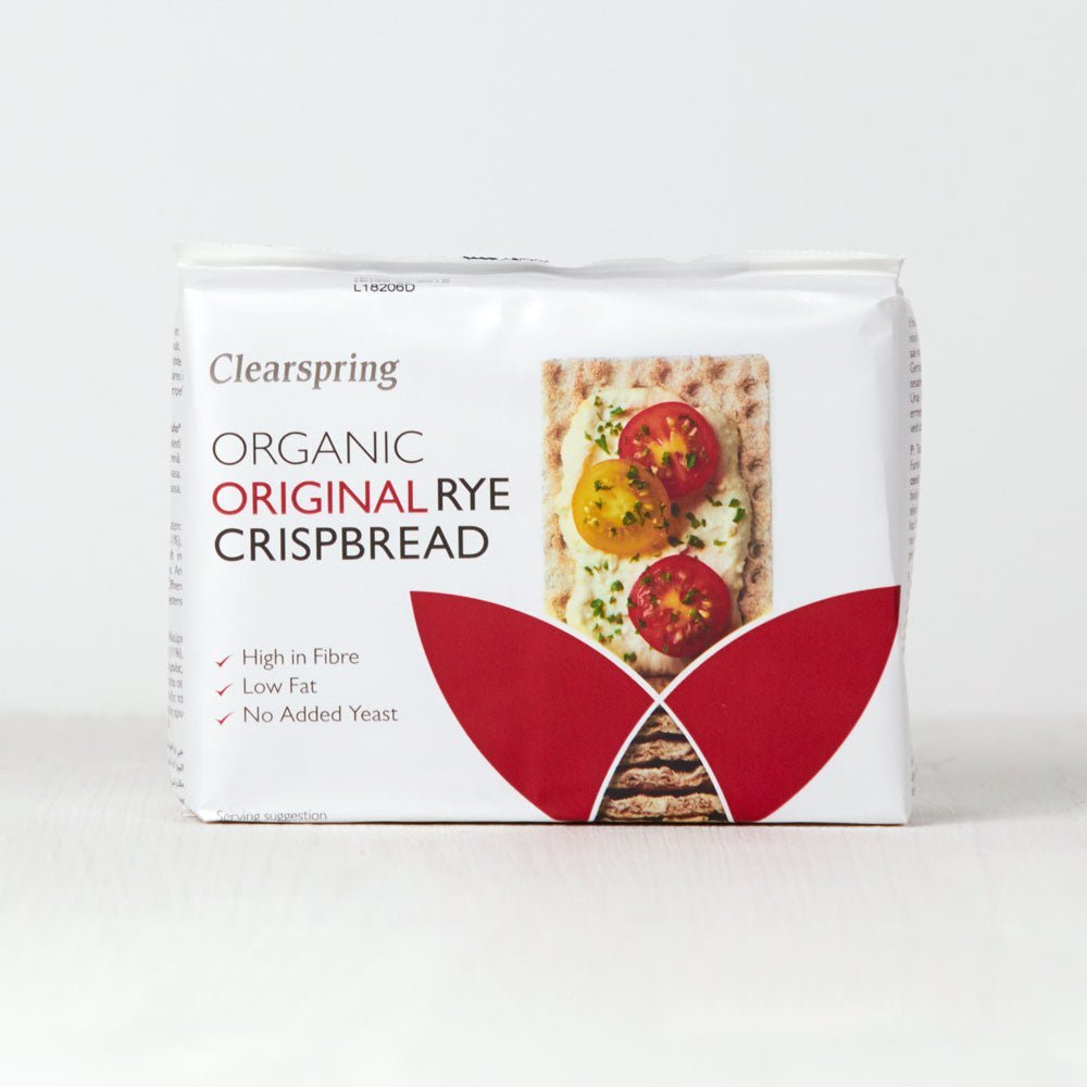Clearspring Organic Rye Crispbread - Original (10 Pack)