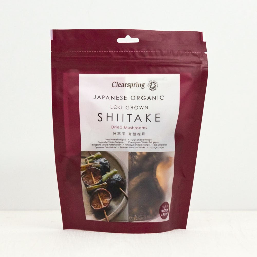 Clearspring Organic Japanese Shiitake Mushrooms - Dried (6 Pack)