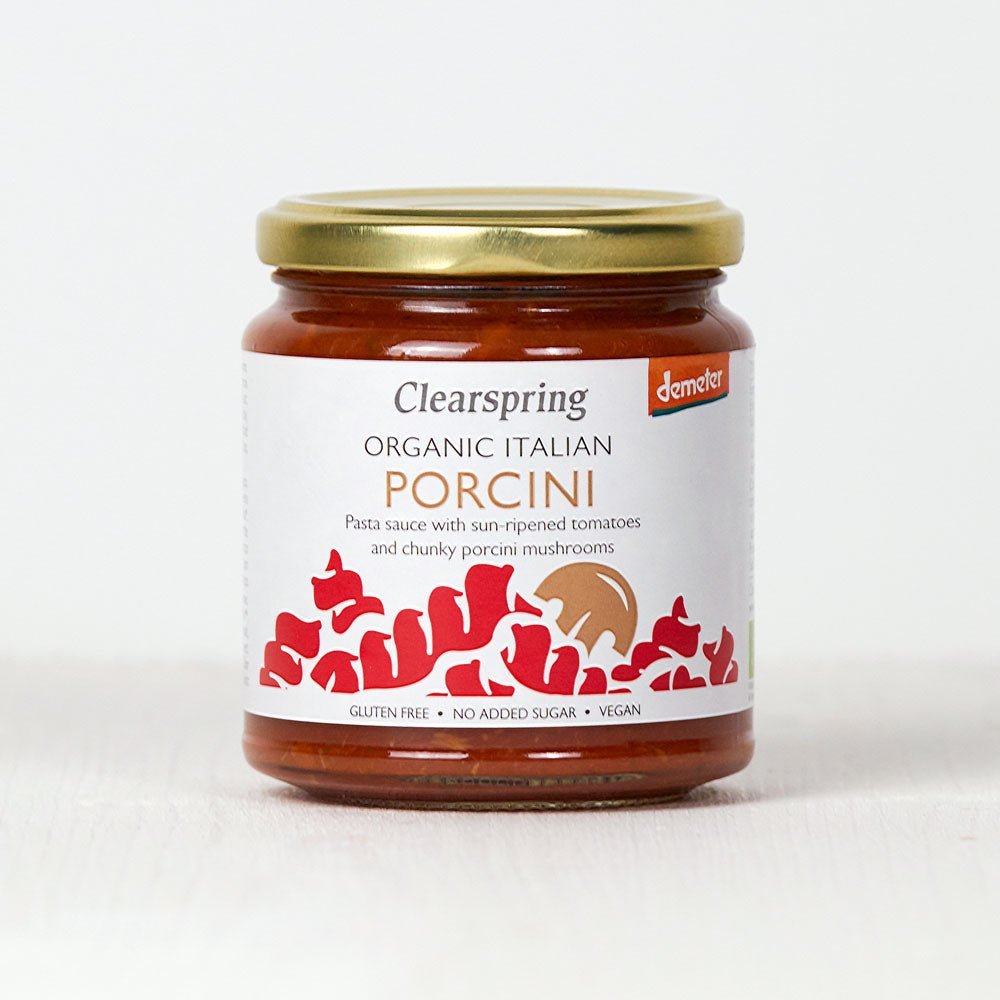 Clearspring Demeter Organic Italian Pasta Sauce - Porcini (6 Pack)