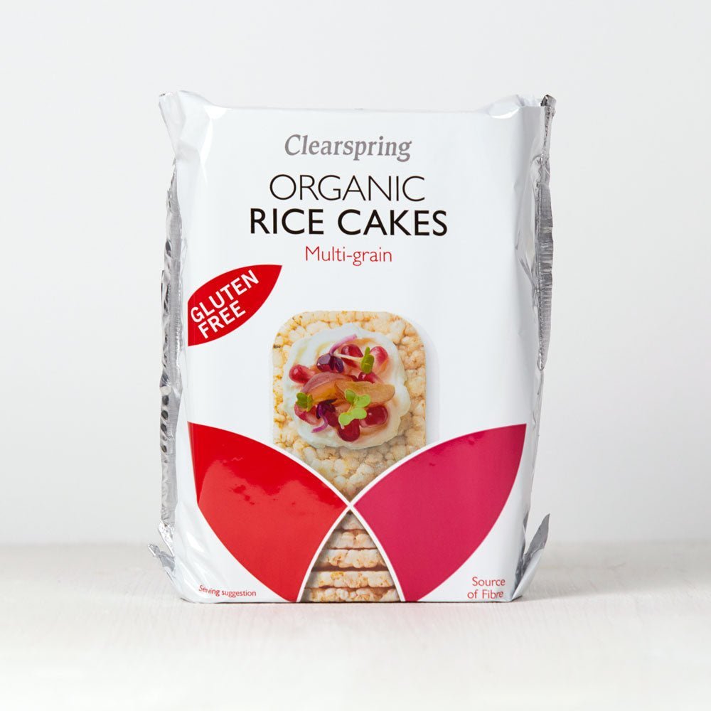Clearspring Organic Rice Cakes - Multigrain (12 Pack)