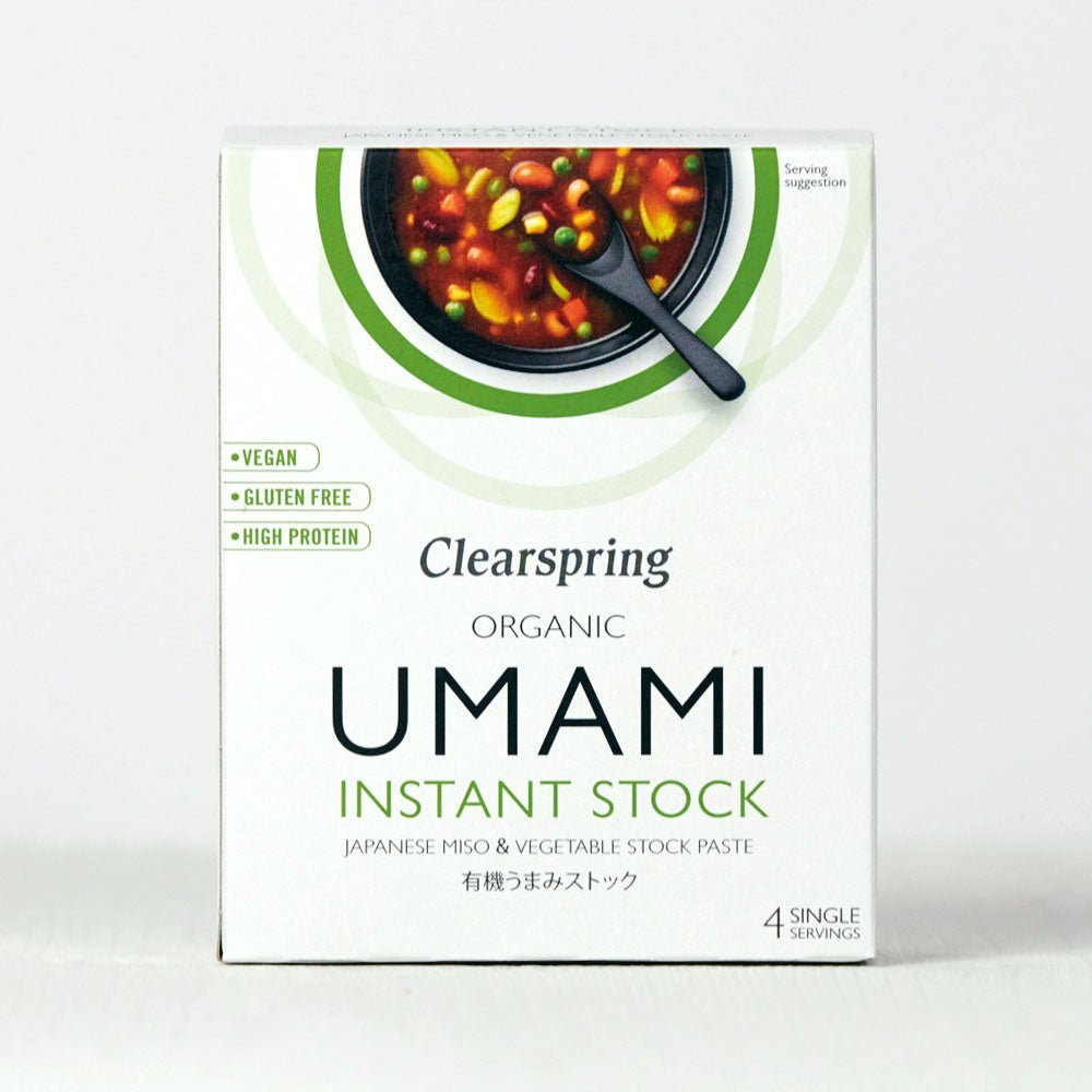 Clearspring Umami Instant Stock - Miso &amp; Vegetable Stock Paste (8 Pack)