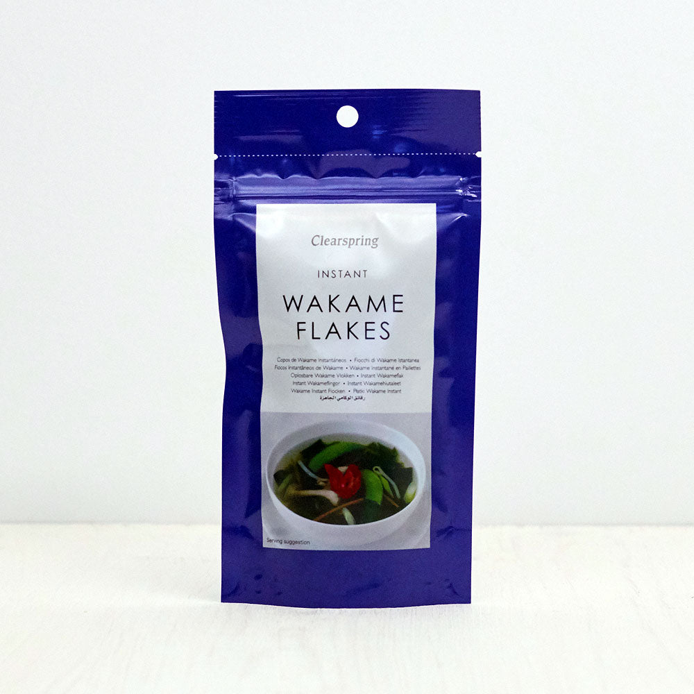 Clearspring Japanese Wakame Flakes - Dried Sea Vegetable (6 Pack)