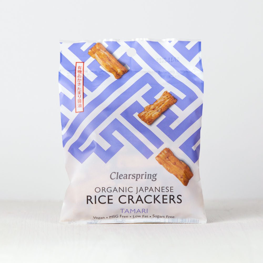 Clearspring Organic Japanese Rice Crackers - Tamari