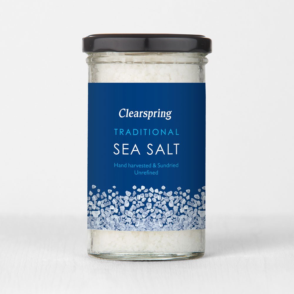 Clearspring Traditional Unrefined Sea Salt - Hand Harvested &amp; Sundried
