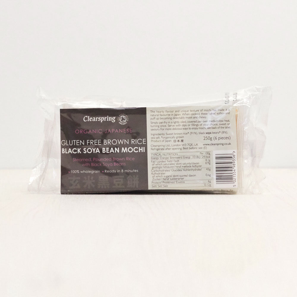 Clearspring Organic Japanese Brown Rice Black Soya Bean Mochi